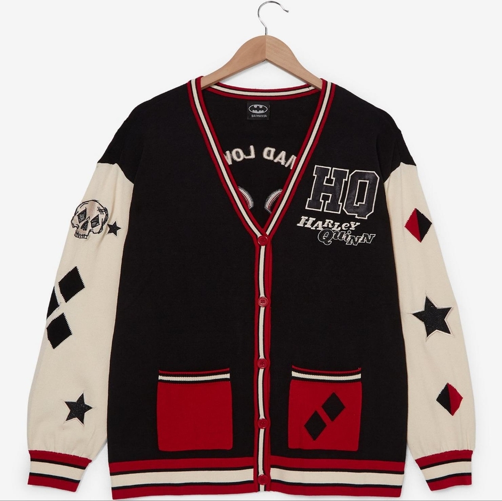 DC Comics Batman Harley Quinn Icons Women's Cardigan - BoxLunch Exclusive